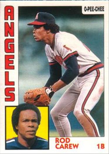 1984 O-Pee-Chee Baseball Cards 026      Rod Carew